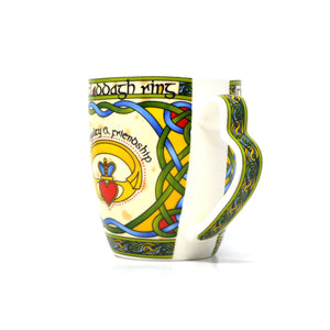 Irish Claddagh Mug with Heart Shaped Handle Creative Irish Gifts

