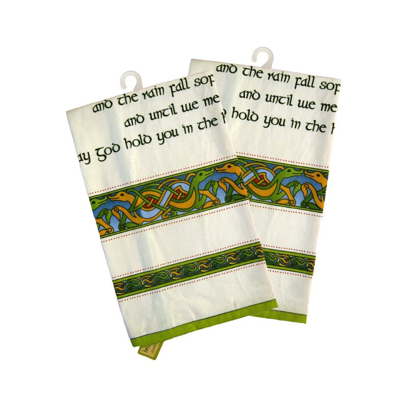 Irish Blessing Kitchen Collection Set of 2 Towels Studio Creative Irish Gifts