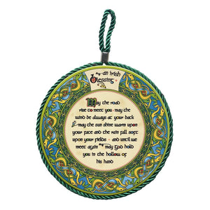 CL-73-47 Traditional Irish Blessing Rope Plaque Creative Irish Gifts
Front View