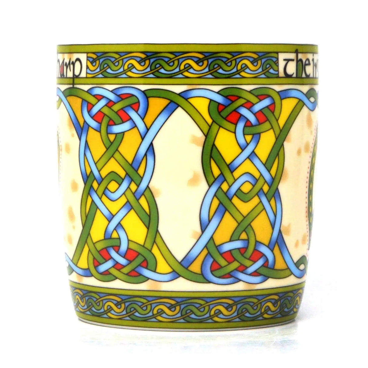 CL-73-5-New Bone China Irish Harp Mug Front Creative Irish Gifts