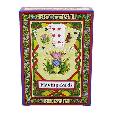 CL-73-59 Scottish Thistle Playing Cards Creative Irish Gifts
