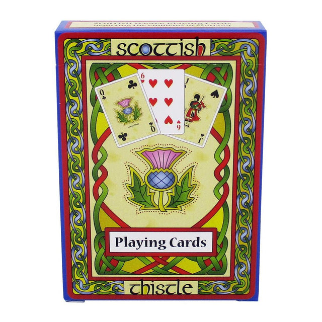 CL-73-59 Scottish Thistle Playing Cards Creative Irish Gifts
