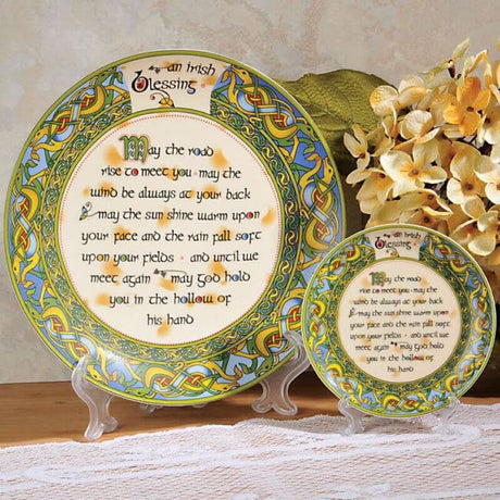 CL-73-Traditional Irish Blessing Rope Plaque size 4" and  8"Creative Irish Gifts