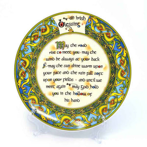 CL-73-Traditional Irish Blessing Rope Plaque size 8" Creative Irish Gifts