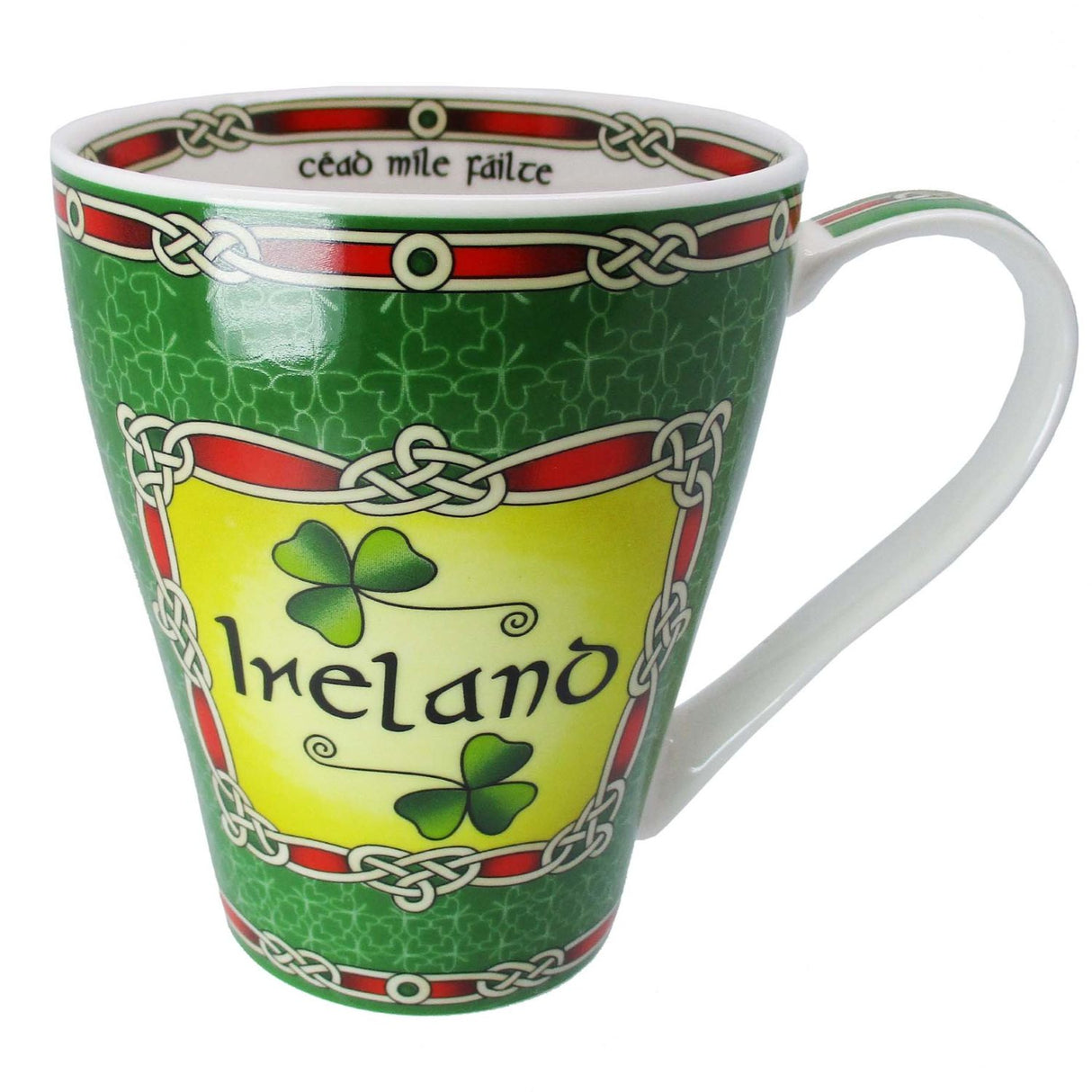 CL-78-2 Bone China Cead Mile Failte Irish Mug CreativeIrish.com

