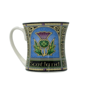 Bone China Scottish Purple Thistle Coffee Mug-Creative Irish gift