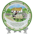 CL-96-519 Rustic Plate with Irish Landscape Design Creative Irish Gifts
