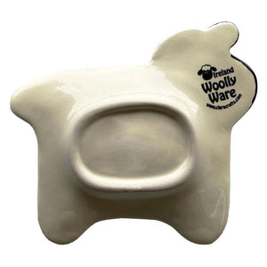 CL-97-Woolly Ware Handpainted Ceramic Irish Sheep back view  Creative Irish Gifts
