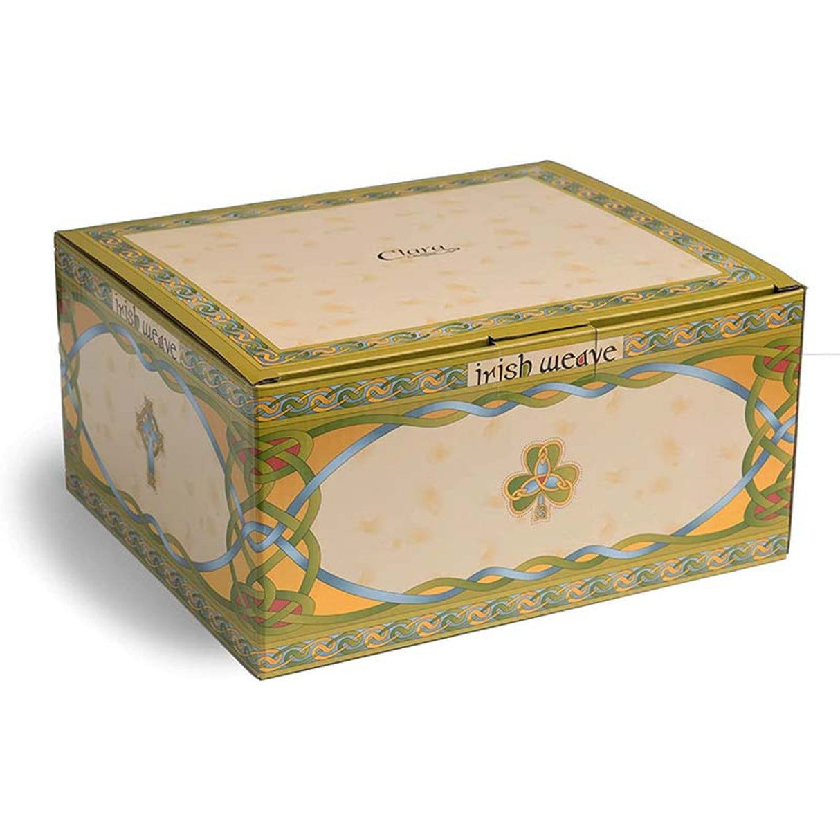 CL-TeaSet40 Irish Tea Set with Shamrock Design Mug & Teapot Creative Irish Gifts Box
