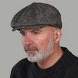 Irish Wool Tweed Newsboy Cap Grey Creative Irish Gift