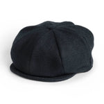Irish Wool Tweed Newsboy Cap Black Creative Irish Gift