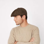 Irish Wool Tweed Newsboy Cap Brown Creative Irish Gift