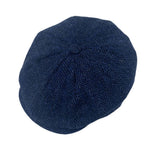 Irish Wool Tweed Newsboy Cap Blue Creative Irish Gift