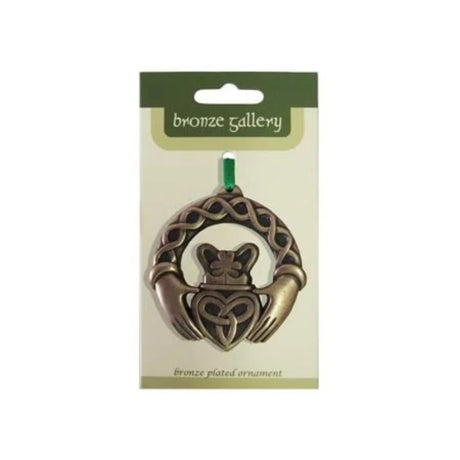 Bronze Plated Irish Claddagh Christmas Tree Ornament Creative Irish Gifts