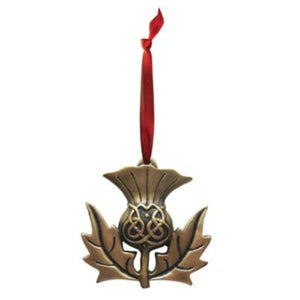 CS-0084-66 Scottish Thistle Hanging Ornament in Bronze  Creative Irish Gifts

