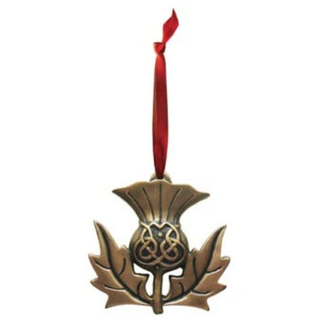 CS-0084-66 Scottish Thistle Hanging Ornament in Bronze  Creative Irish Gifts

