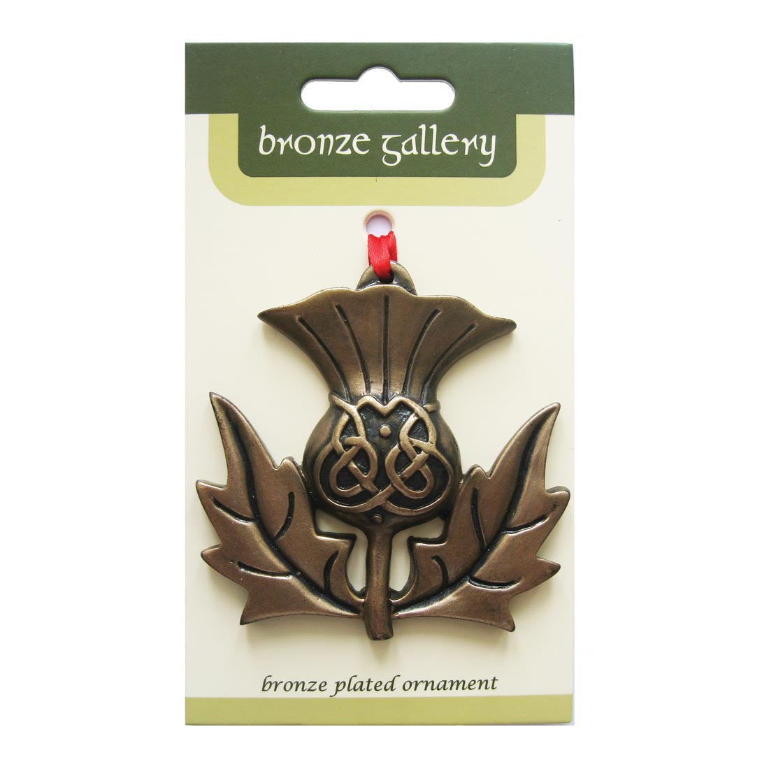CS-0084-66 Scottish Thistle Hanging Ornament in Bronze  Creative Irish Gifts
