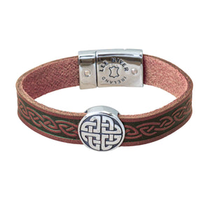 Celtic Knot Bracelet- Brown - Creative Irish Gifts