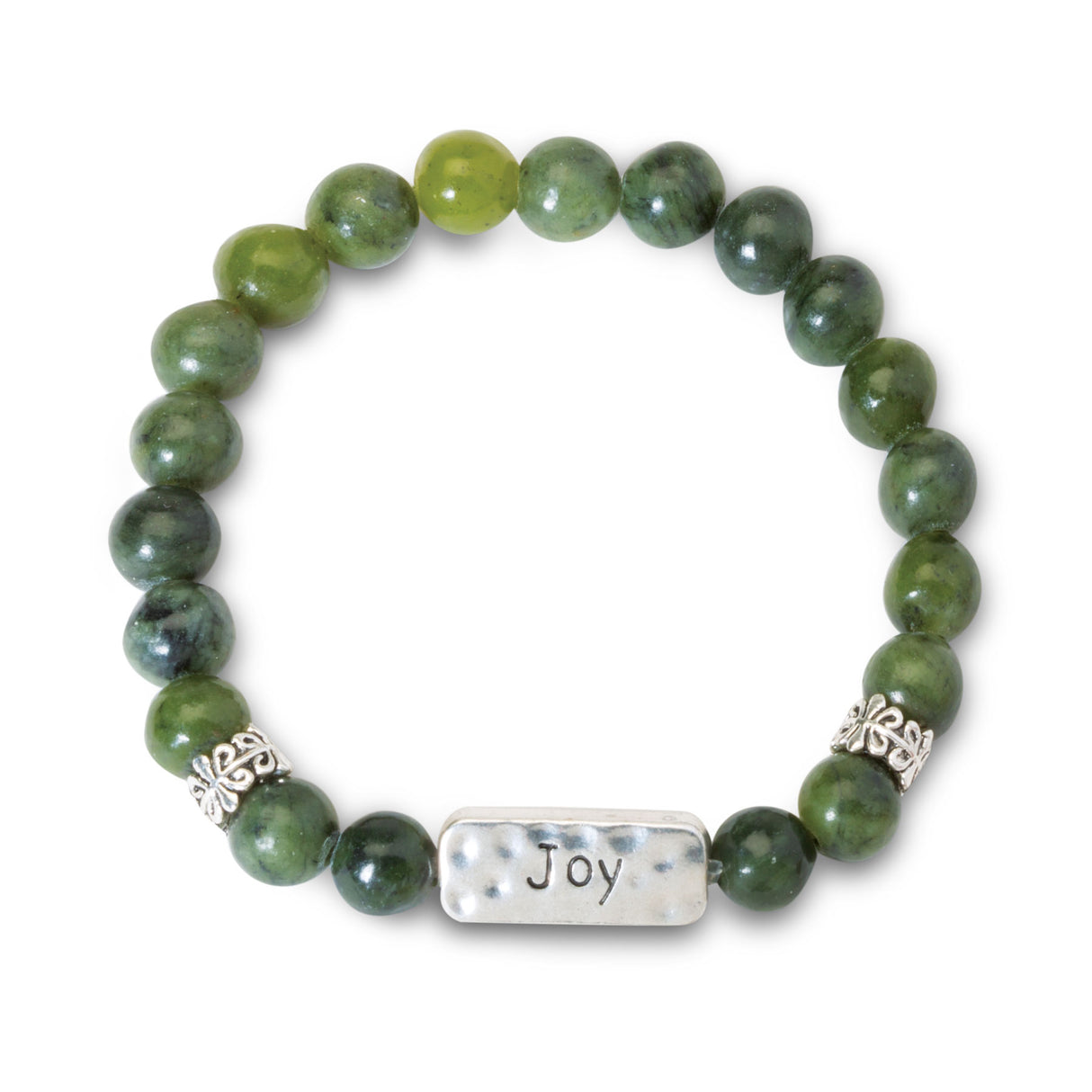 Connemara Marble Beads Bracelet, Joy Charm-Creative Irish gift