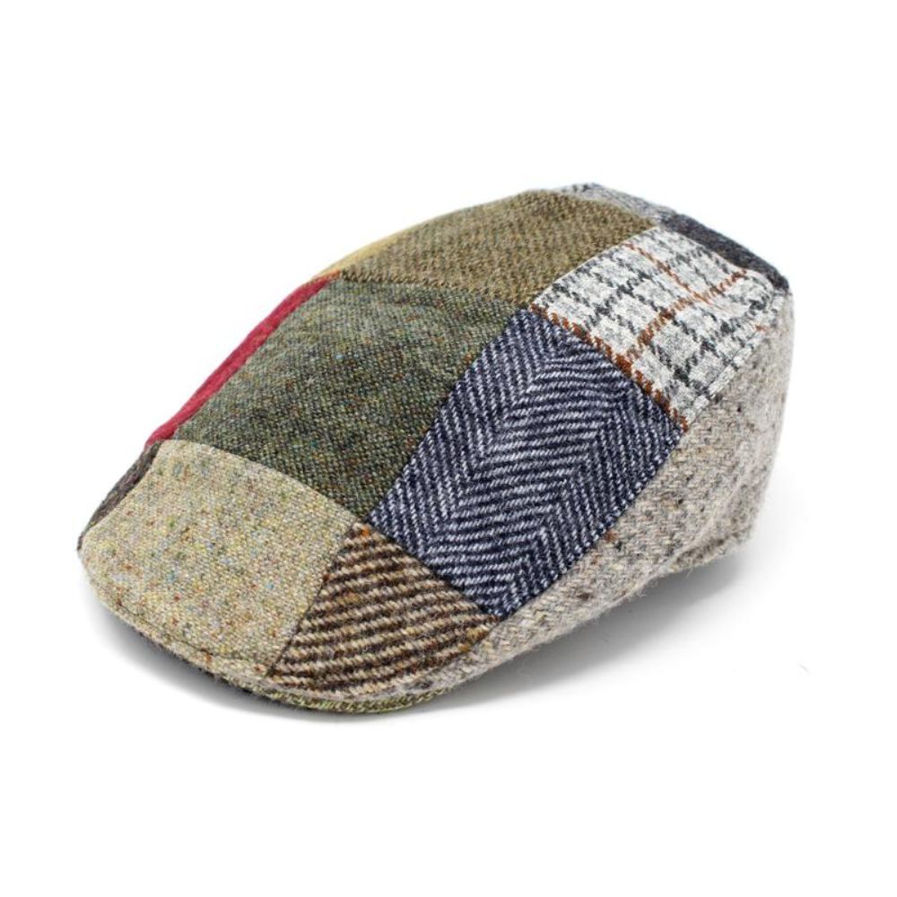 DTC1 Men's Handcrafted Donegal Tweed Driving Cap Creative Irish Gift