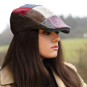 Men's Handcrafted Donegal Tweed Driving Cap Lifestyle Creative Irish Gift