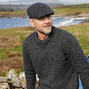 Men's Handcrafted Donegal Tweed Driving Cap