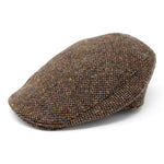 DTC2-412G Men's Handcrafted Donegal Tweed Driving Cap Creative Irish Gift