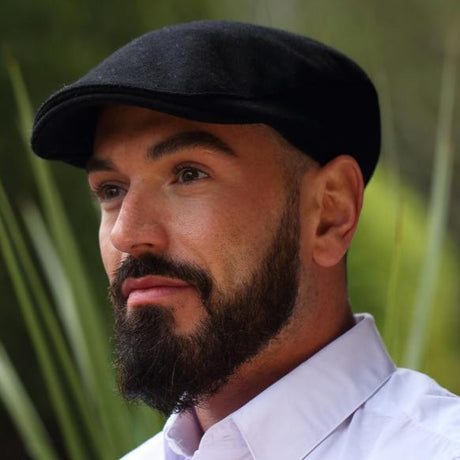 Men's Handcrafted Donegal Tweed Driving Cap