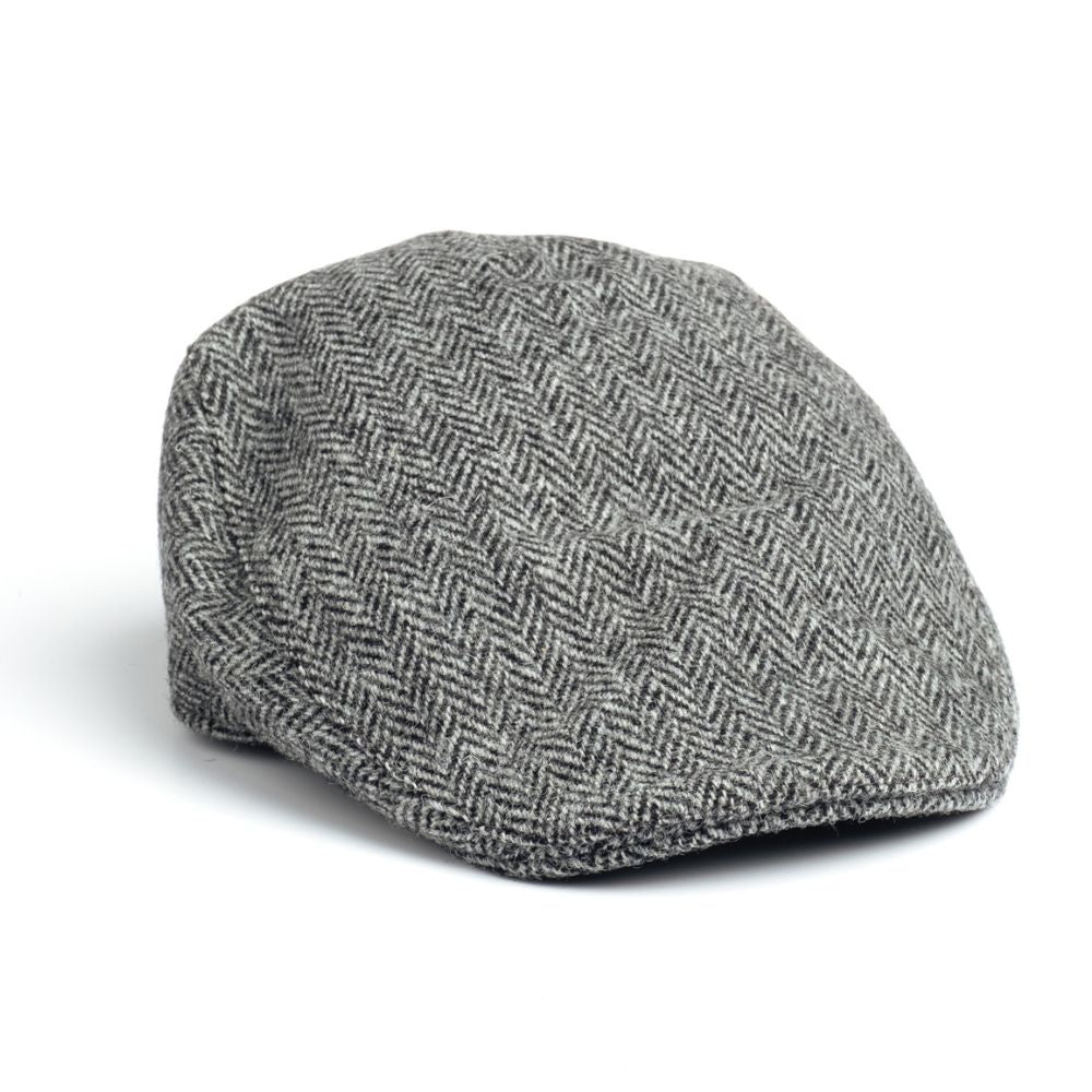 DTC2-C001L Men's Handcrafted Donegal Tweed Driving Cap Creative Irish Gift
