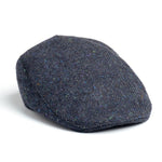 DTC2-D81-Men's Handcrafted Donegal Tweed Driving Cap Creative Irish Gift