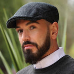 Men's Handcrafted Donegal Tweed Driving Cap