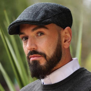 Men's Handcrafted Donegal Tweed Driving Cap