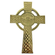 Brass Claddagh Celtic Cross Creative Irish Gift