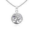 EI-DE42924-set Celtic Tree of Life Amethyst Necklace Creative Irish Gifts
