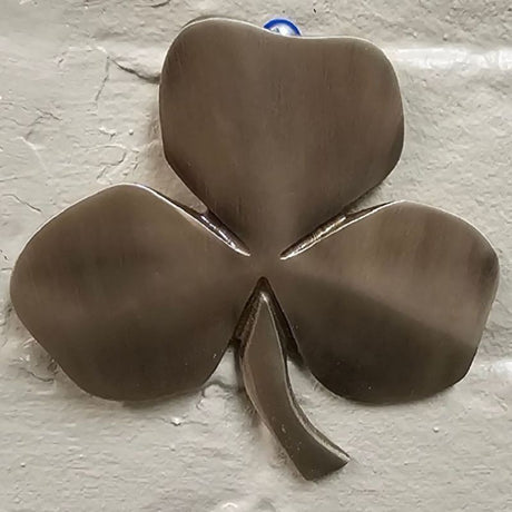 Irish Shamrock Shaped Wall Decor with Blessing Family Blessing Antique Brass Creative Irish Gift