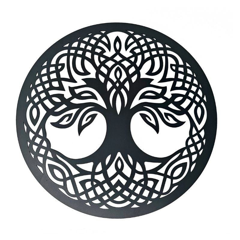 Tree of Life Wall Hanger, Black Metal Creative Irish Gifts