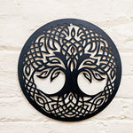 Tree of Life Wall Hanger, Black Metal Creative Irish Gifts