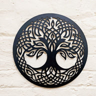 Tree of Life Wall Hanger, Black Metal Creative Irish Gifts