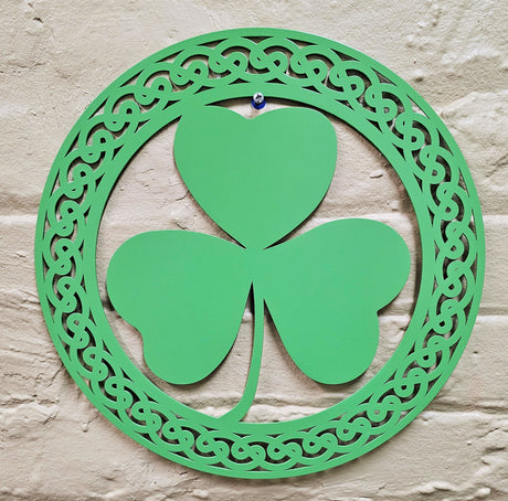 Shamrock Wall Hanger - Brass - Creative Irish Gifts