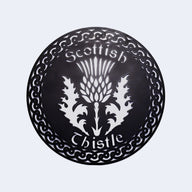 Scottish Thistle Wall Hanger, Black Creative Irish Gifts