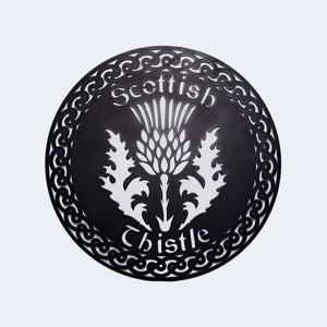 Scottish Thistle Wall Hanger, Black Creative Irish Gifts