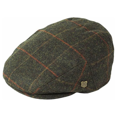 Scotland Wool Tweed Flat Cap Green Creative Irish Gift