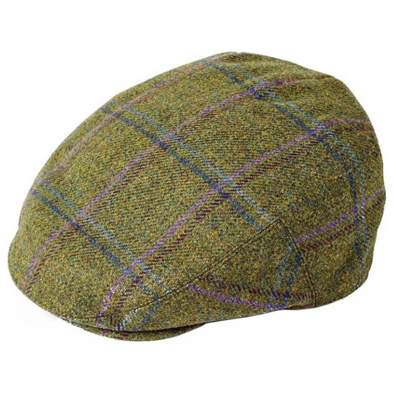 Scotland Wool Tweed Flat Cap Green Creative Irish Gift