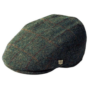 Handwoven Harris Tweed Scottish Flat Cap Grey Creative Irish Gift