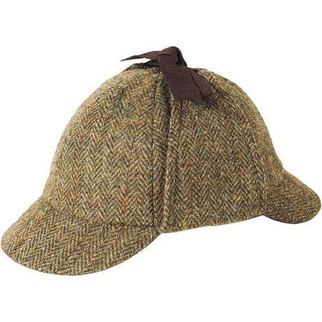 Handwoven Harris Tweed Deerstalker Hat Creative Irish Gift