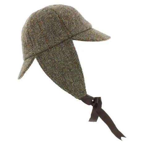 Handwoven Harris Tweed Deerstalker Hat Creative Irish Gift