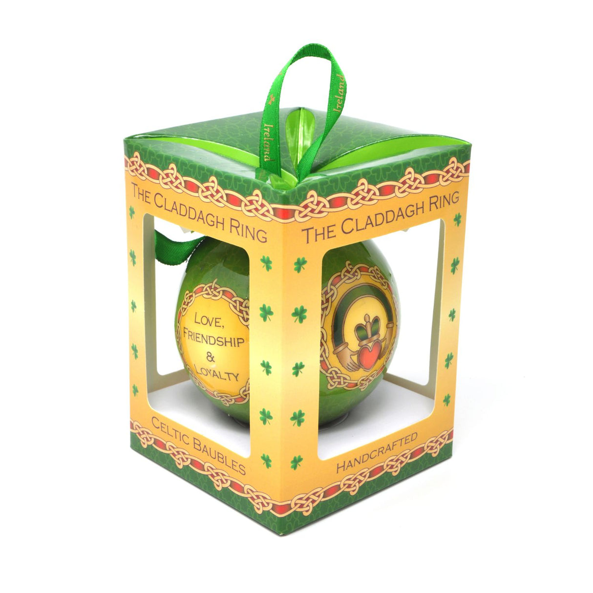 G085G-1 Claddagh Ring Irish Christmas Tree Bauble  Creative Irish Gifts
