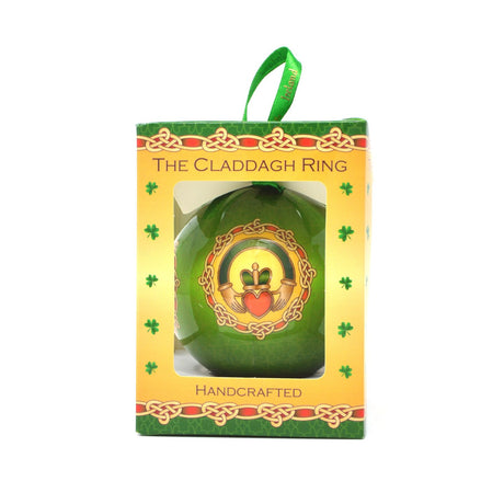 G085G-1 Claddagh Ring Irish Christmas Tree Bauble  Creative Irish Gifts
