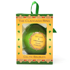 G085G-1 Claddagh Ring Irish Christmas Tree Bauble  Creative Irish Gifts
