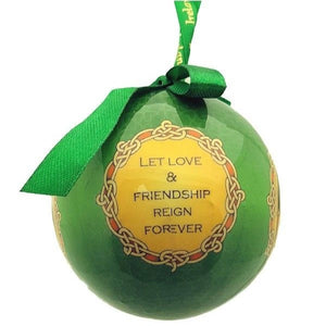G085G-1 Claddagh Ring Irish Christmas Tree Bauble Studio Creative Irish Gifts